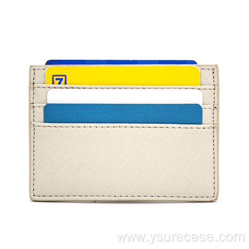 Ysure embossed leather credit card holder unisex